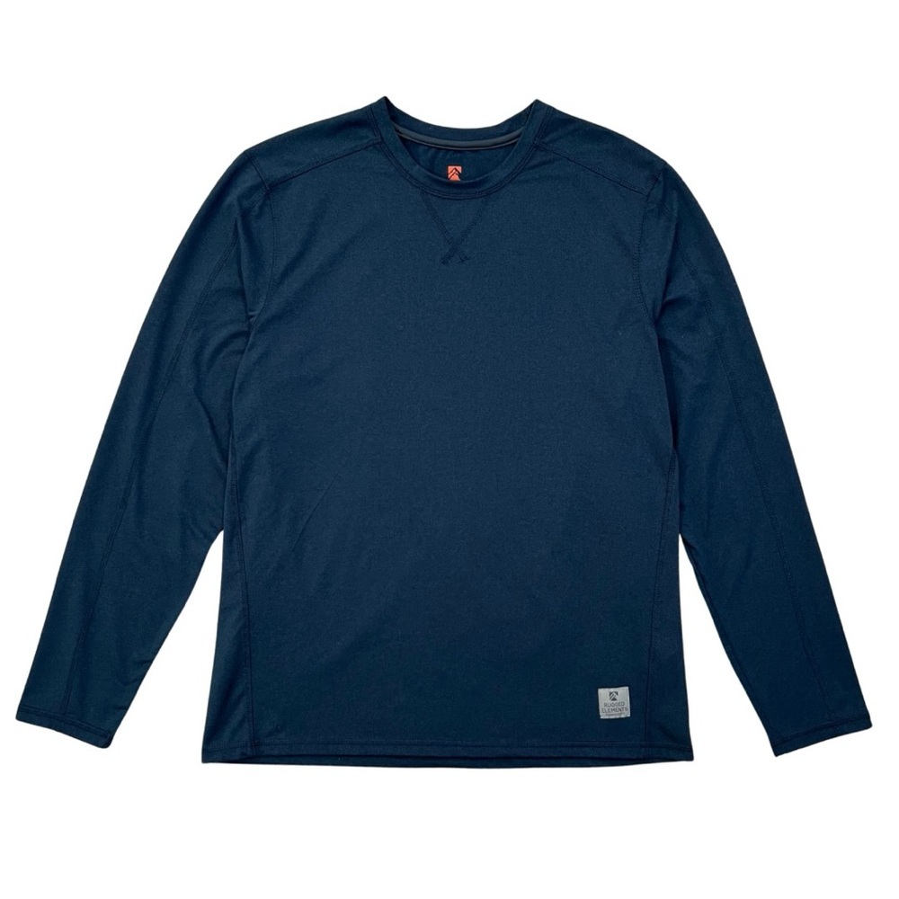 Rugged Elements Men’s Medium Performance Long Sleeve Outdoor Workwear Shirt Blue